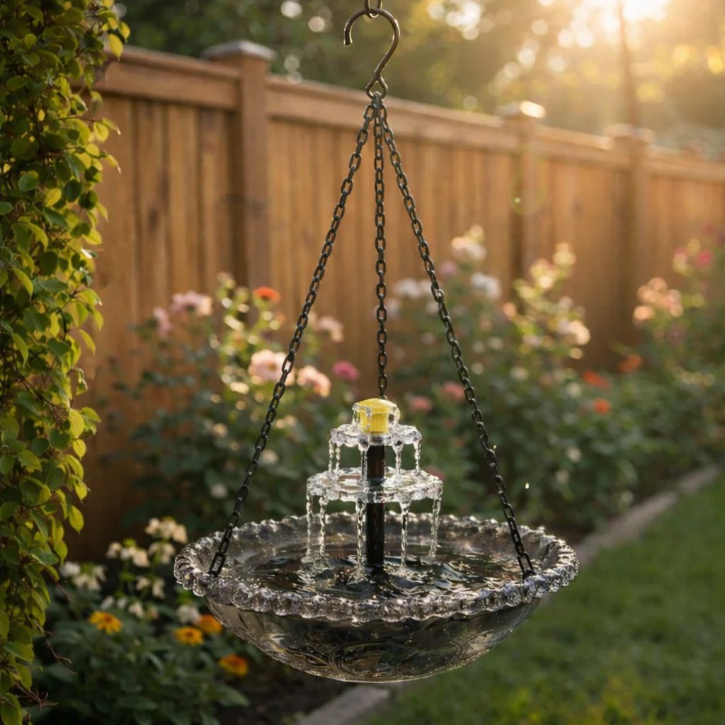 🏆Trusted by Over 50,000+ UsersWorldwide🐦Solar Cascade Hanging Bird Bath Fountain
